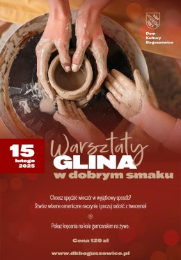Rybnik Wydarzenie Inne wydarzenie "Glina w dobrym smaku" - warsztat ceramiczny dla dorosłych