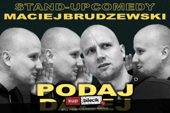 Rybnik Wydarzenie Stand-up Maciej Brudzewski w nowym programie "Podaj dalej"