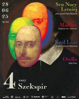 Rybnik Wydarzenie Spektakl 4 razy Szekspir - produkcja Teatru Ziemi Rybnickiej w ramach Festiwalu Górnej Odry