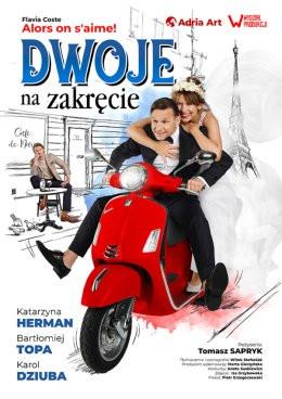 Racibórz Wydarzenie Spektakl Dwoje na zakręcie - Herman, Topa i Dziuba w komedii teatralnej
